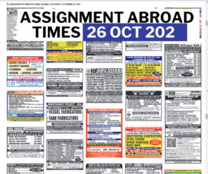 Assignment Abroad Times Today 26 Oct 2024 EAbroadjobs