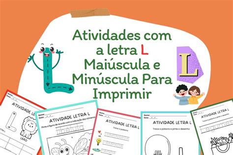 Atividades a Letra L Maiúscula e Minúscula para Imprimir