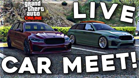 Gta 5 Clean Car Meet Live Ps4 Cruisingcutting Up And More Youtube