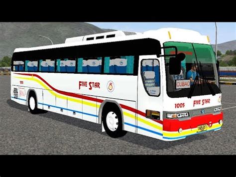 Bussid Mod Five Star Bus Co Kia Grandbird Km S Parkway Sd Youtube