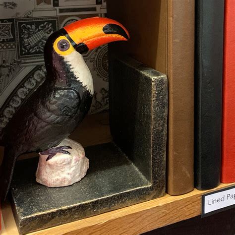 Cast Iron Toucan Bookends Scriptum Fine Stationery Oxford