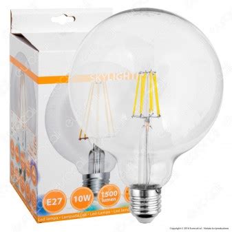 Skylighting Lampadina Led E Da W Globo G Filamento