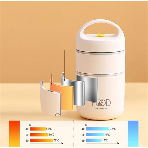 LUNCH BOX S Bag Boîte à déjeuner isotherme sous vide en acier