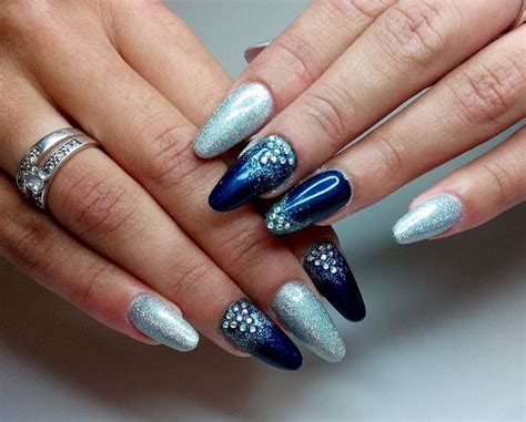 List Of Nail Art Designs Blue And Silver 2022 Inya Head