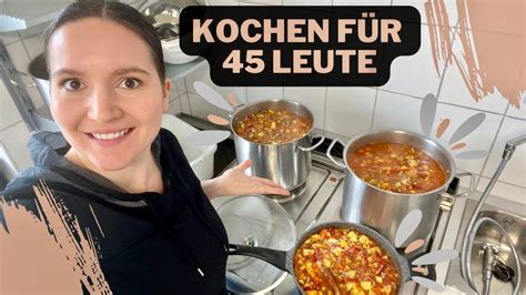 Kochen für große Mengen Meine Tipps YouTube