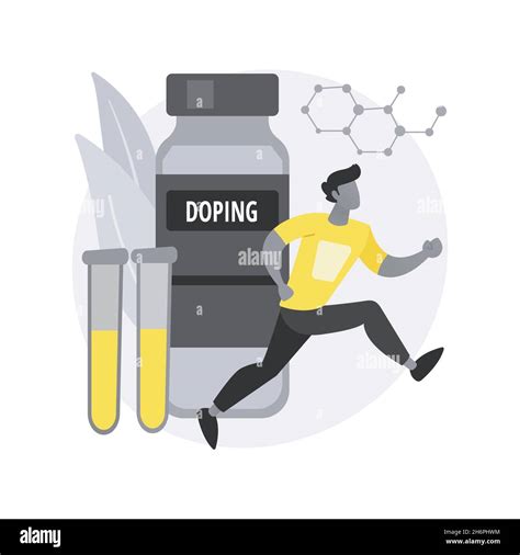 Doping Test Abstract Concept Vector Illustration Stock Vector Image