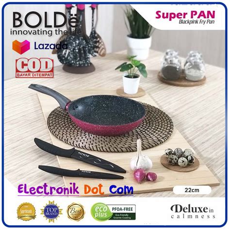 BOLDe Super Pan Fry Pan 22 Cm Bahan Granite Series Blackpink Lazada