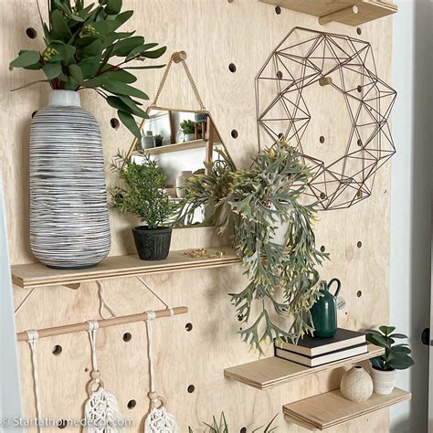 How to Create a Pegboard Wall Display (5 Easy Steps) - Start at Home Decor