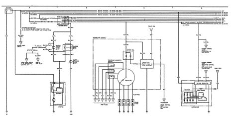 Acura Integra 1991 Wiring Diagrams Starting