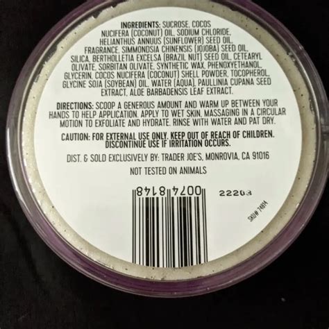 Bath Body Trader Joes Brazil Nut Body Scrub Poshmark