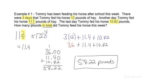 Solving Word Problems With Fractions Decimals And Integers Math