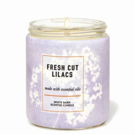 Promo Bath Body Works Bbw Single Wick Candle Fresh Cut Lilacs