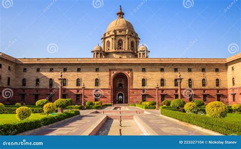 New Delhi President House Stock Photo Image Of Bhavan 223327104