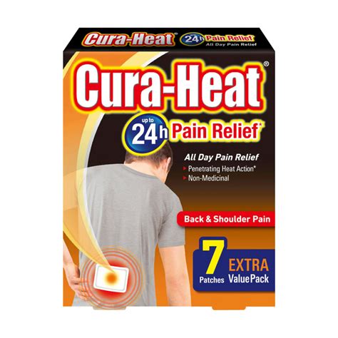 Buy Cura Heat - Back Pain 7 Pack | Chemist Direct