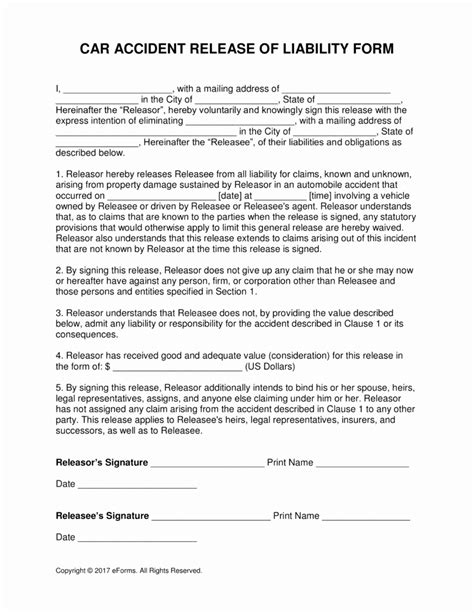 Car Accident Settlement Agreement Sample