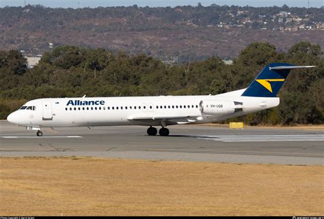 Vh Uqb Alliance Airlines Fokker F Mark Photo By Gerrit