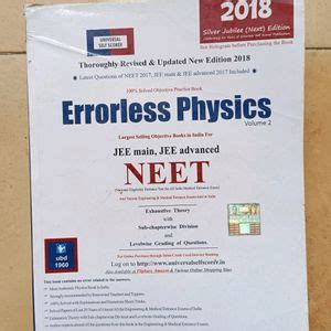 Textbooks Ncert Based Errorless Physics Freeup