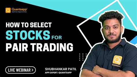 How To Select Stocks For Pair Trading Systematic Way Of Pair Trading