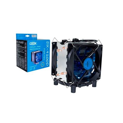 Cooler Gamer Universal Amd E Intel Led Azul Dex Dx D Bem Vindo