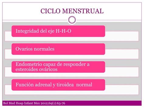 Trastornos Menstruales En La Adolescencia PPT