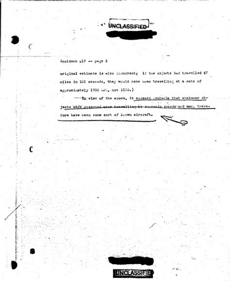 Project Grudge Report On Incident 17 By J Allen Hynek Primary Witness Kenneth Arnold