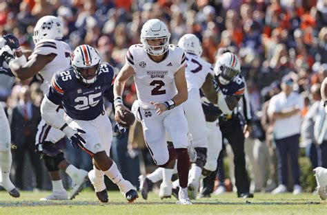 Will Rogers Leads Mississippi State To Historic Comeback Vs Auburn