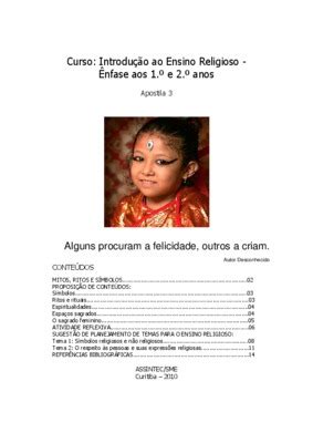 Ensino Religioso Redescobrindo O Universo Religioso Pdf Notice Manuel