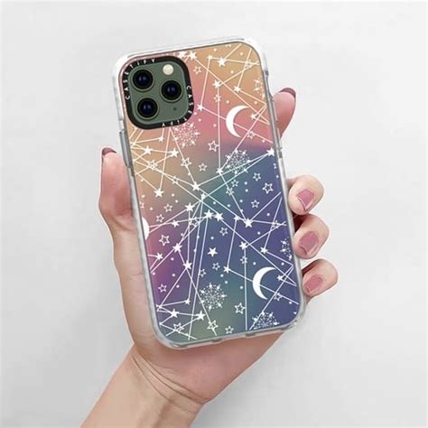 CASETiFY Impact IPhone 11 Pro Case Sun Moon Stars White Galaxy By