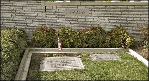 Telly Savalas Grave Photo Gardens Of Stone Famous Tombstones