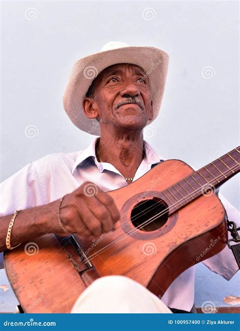 Street Musician in Trinidad Editorial Image - Image of singing, artist: 100957400