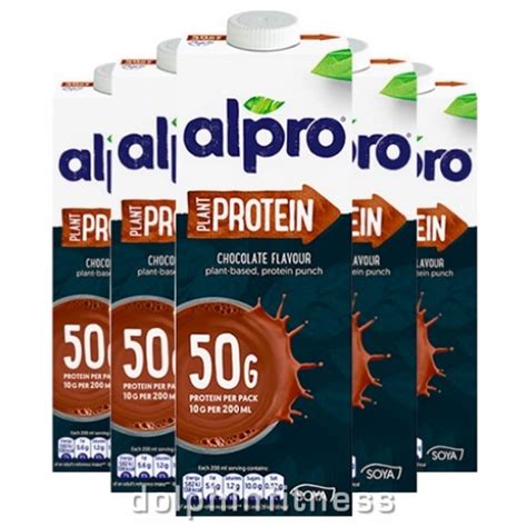 Alpro Soya Plant Protein Chocolate 8 X 1l