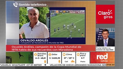 Red Osvaldo Ardiles Campe N De La Copa Mundial De Habla De Sus