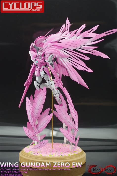 Custom Build Rg Wing Gundam Zero Custom Ew Add On Feather