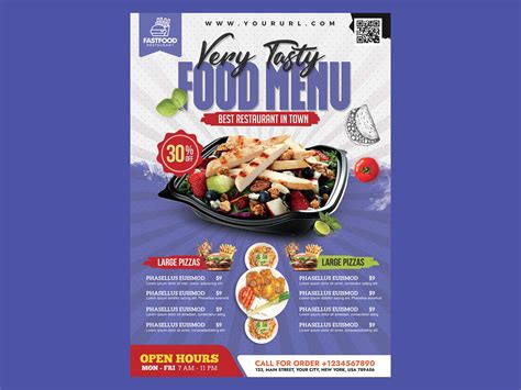 Food Menu Flyer Templates Free FREE PRINTABLE TEMPLATES