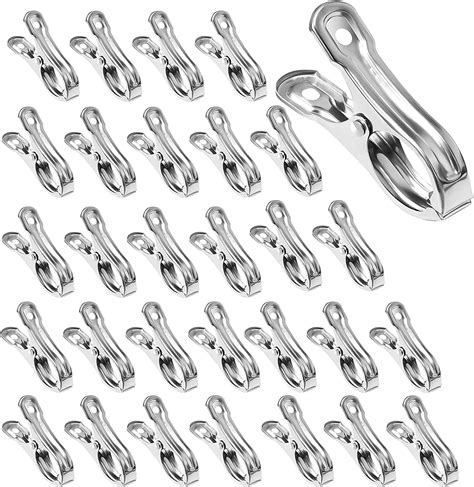 Metal Greenhouse Clips 24 Pieces Stainless Steel Garden Clips Strong