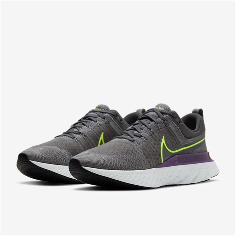 Nike React Infinity Run Flyknit 2 Particle Greyvolt Iron Grey Wild