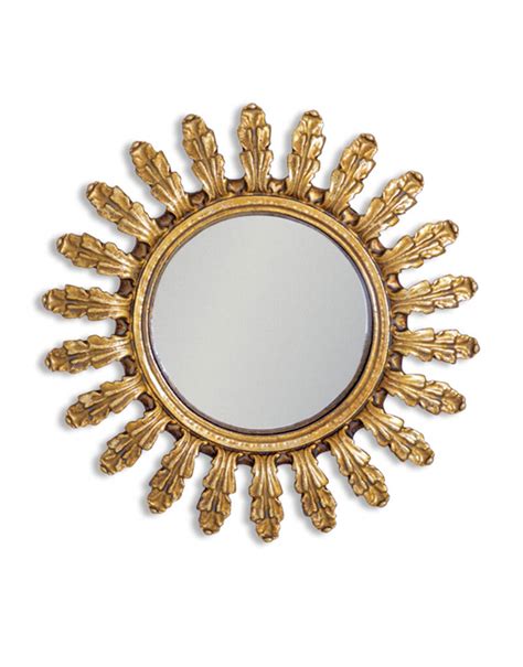 A Choice Of Burnished Gold Sunburst Mirrors By The Forest Co