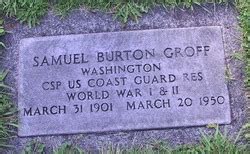 Samuel Burton Groff 1901 1950 Homenaje De Find A Grave