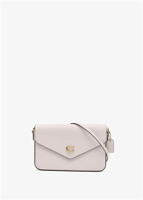 COACH Wyn Chalk Crossgrain Leather Cross Body Bag