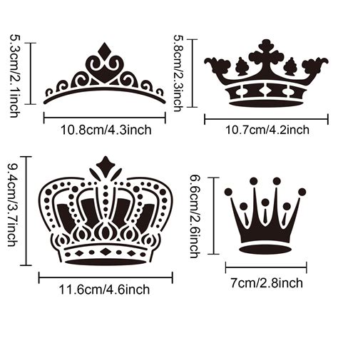 royal crown stencil