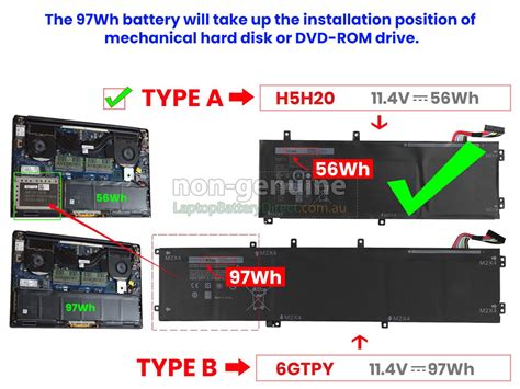 Dell Precision 5520 Mobile WorkStation replacement battery - Laptop ...