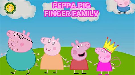 Peppa Pig Finger Family - Rain Will