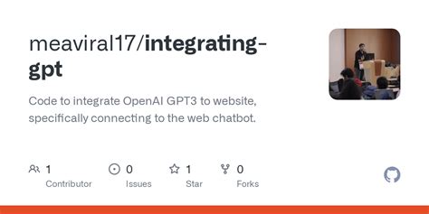 GitHub Meaviral17 Integrating Gpt Code To Integrate OpenAI GPT3 To