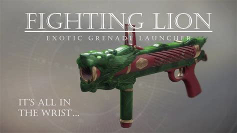 Forgotten Exotic Fighting Lion Pvp Gameplay Review Destiny 2