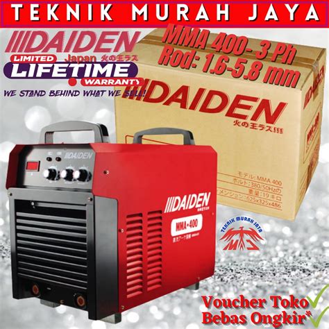 Jual DAIDEN Mesin Las Inverter 400 A Trafo Las Welding MMA 400 IGBT 3