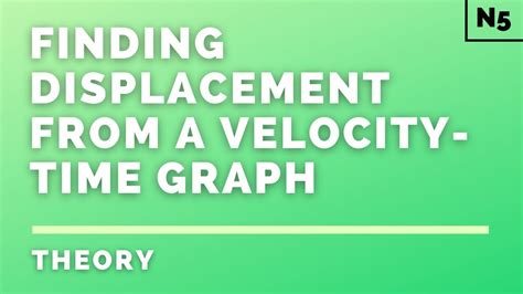 National 5 Physics Dynamics Finding Displacement From A Velocity