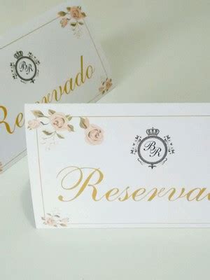 Placa De Reservado Compre Produtos Personalizados No Elo