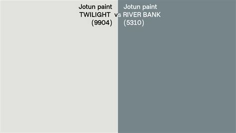 Jotun Paint Twilight Vs River Bank Side By Side Comparison