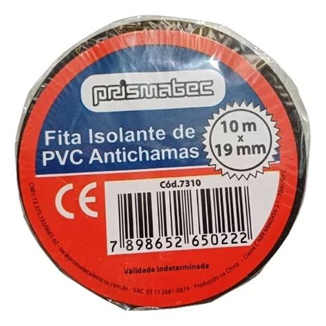 Kit X Fita Isolante Pvc Antichamas M X Mm Prismatec Parcelamento