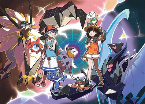 Protagonists Art Pok Mon Ultra Sun And Ultra Moon Art Gallery